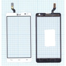 Сенсорное стекло (тачскрин) LG Optimus L9 II D605 белое