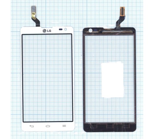Сенсорное стекло (тачскрин) LG Optimus L9 II D605 белое