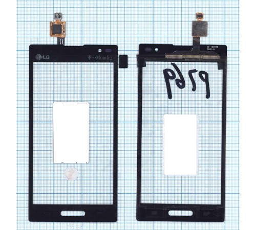 Сенсорное стекло (тачскрин) LG Optimus L9 P769 белое