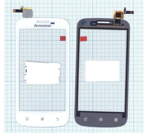 Сенсорное стекло (тачскрин) Lenovo A760 белое