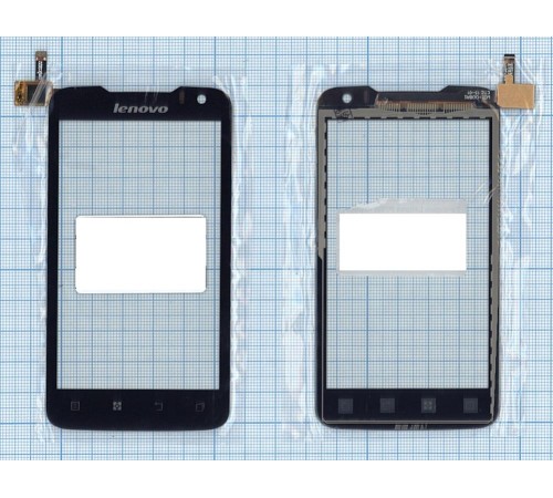 Сенсорное стекло (тачскрин) Lenovo P700i черное