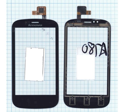 Сенсорное стекло (тачскрин) Lenovo A780 черное