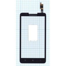 Сенсорное стекло (тачскрин) Lenovo A656 черный