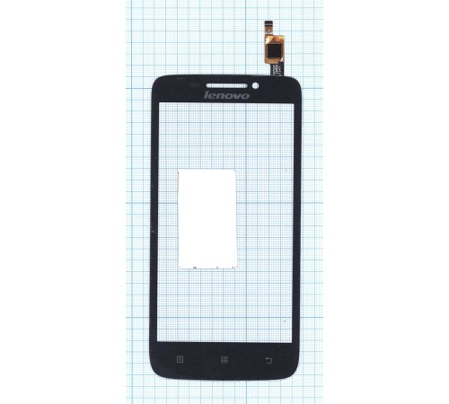 Сенсорное стекло (тачскрин) Lenovo S650 черное