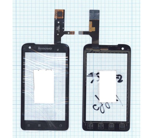 Сенсорное стекло (тачскрин) Lenovo A660 черное