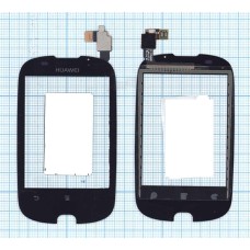 Сенсорное стекло (тачскрин) Huawei Ascend Y100 черный