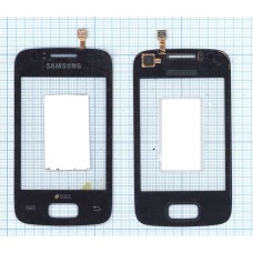 Сенсорное стекло (тачскрин) Samsung Galaxy Y Duos GT-S6102 черное