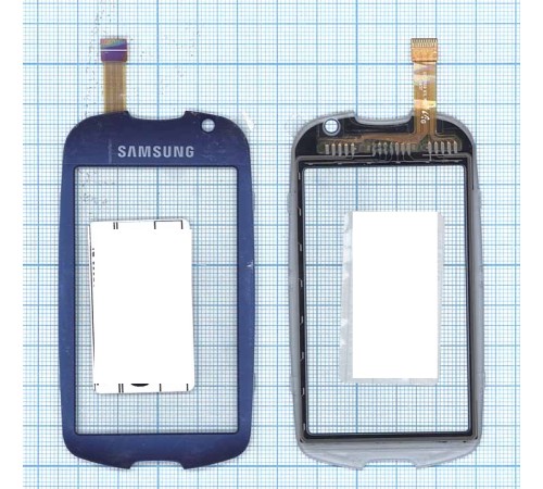 Сенсорное стекло (тачскрин) Samsung S7550 Blue Earth синее