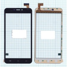 Сенсорное стекло (тачскрин) FPC-60B2-V02 черный