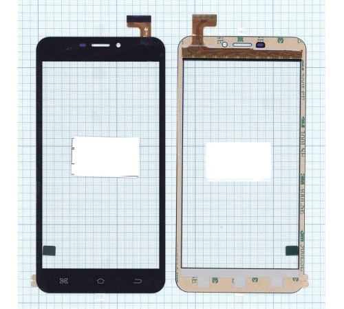 Сенсорное стекло (тачскрин) FPC-60B2-V02 черный