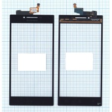 Сенсорное стекло (тачскрин) Lenovo P70 черное