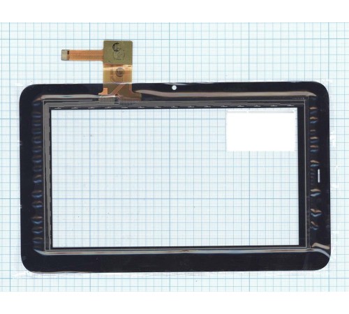 Сенсорное стекло (тачскрин) QSD E-C7077-01 JYT черный