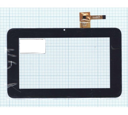 Сенсорное стекло (тачскрин) QSD E-C7077-01 JYT черный