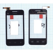 Сенсорное стекло (тачскрин) Huawei Ascend Y220 черное