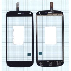 Сенсорное стекло (тачскрин) Fly IQ4410 Quad Phoenix черный