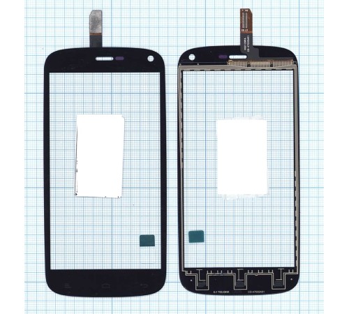 Сенсорное стекло (тачскрин) Fly IQ4410 Quad Phoenix черный