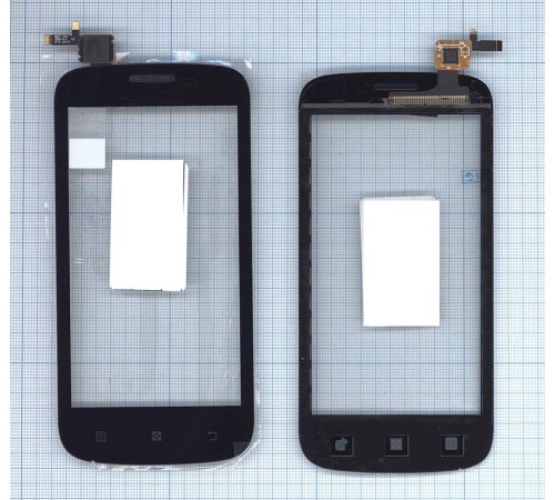Сенсорное стекло (тачскрин) Lenovo A760 черное