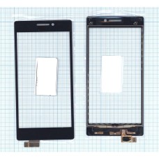 Сенсорное стекло (тачскрин) Lenovo Vibe X2 черное