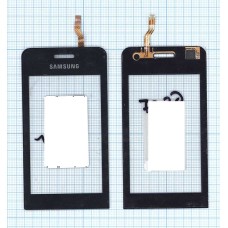 Сенсорное стекло (тачскрин) Samsung Wave 723 GT-S7230 черное