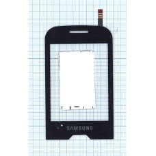 Сенсорное стекло (тачскрин) Samsung Diva GT-S7070 черное
