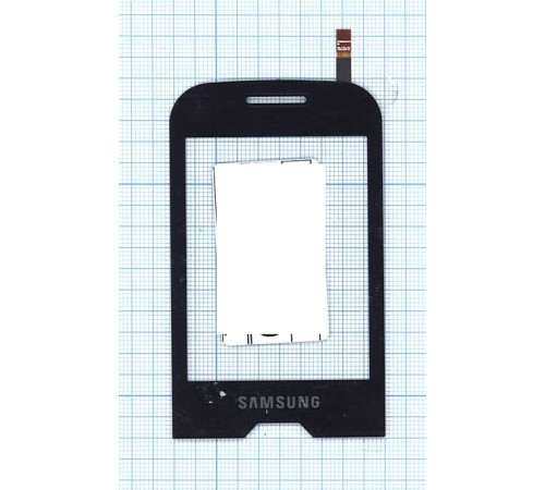 Сенсорное стекло (тачскрин) Samsung Diva GT-S7070 черное