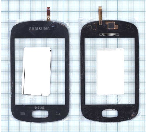 Сенсорное стекло (тачскрин) Samsung Galaxy Music GT-S6010 синее