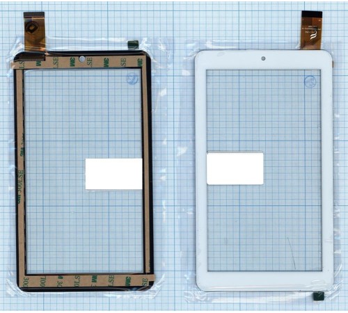 Сенсорное стекло (тачскрин) ZJ-70053A белое