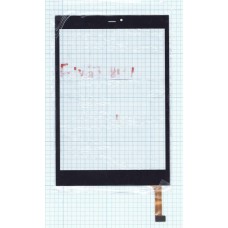 Сенсорное стекло (тачскрин) F-WGJ78051-V1 черный, прямоугольный