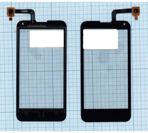 Сенсорное стекло (тачскрин) Fly IQ4415 черное