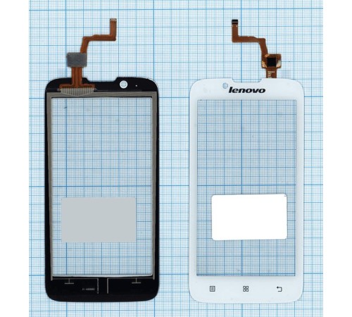 Сенсорное стекло (тачскрин) Lenovo A328 белое