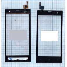 Сенсорное стекло (тачскрин) Highscreen Zera S черный
