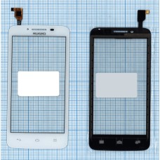 Сенсорное стекло (тачскрин) Huawei Ascend Y511 белый