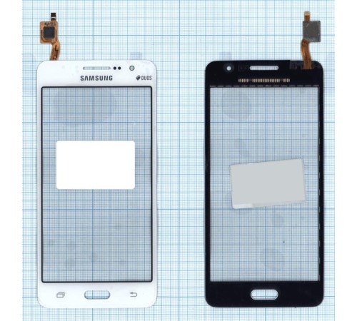 Сенсорное стекло (тачскрин) Samsung Galaxy Grand Prime Duos SM-G530H белое