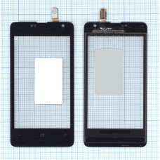 Сенсорное стекло (тачскрин) Microsoft Lumia 430 Dual Sim черный