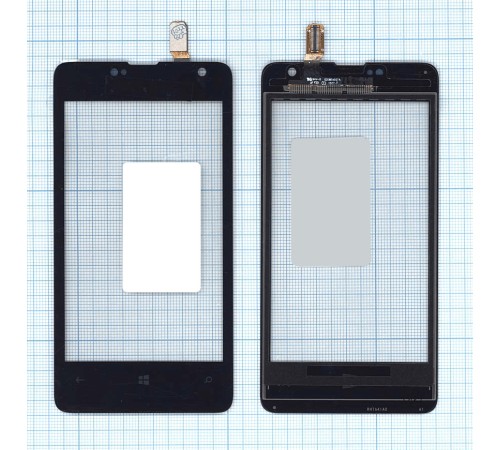 Сенсорное стекло (тачскрин) Microsoft Lumia 430 Dual Sim черный