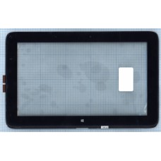 Сенсорное стекло (тачскрин) HP Pavilion 11 X360 черный с рамкой