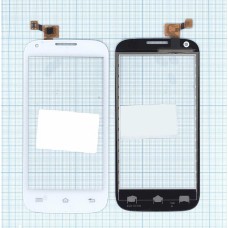 Сенсорное стекло (тачскрин) Fly IQ4406 Era Nano 6 белое