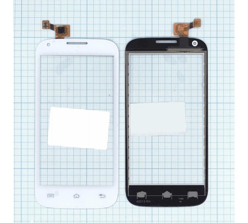 Сенсорное стекло (тачскрин) Fly IQ4406 Era Nano 6 белое