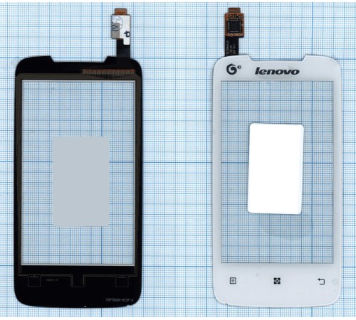 Сенсорное стекло (тачскрин) Lenovo A390t белое