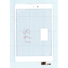 Сенсорное стекло (тачскрин) DPtech 80701-0C4541J, 198x130мм белое [5694]