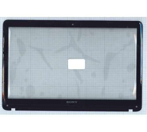 Сенсорное стекло (тачскрин) Sony Vaio SVF152 SVF153 черное с рамкой