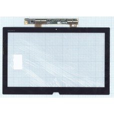 Сенсорное стекло (тачскрин) Sony VAIO Duo 13 SVD1321 черный
