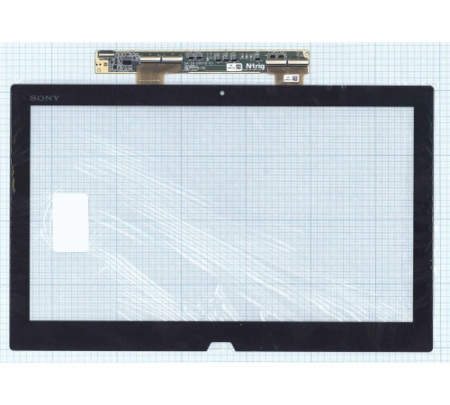 Сенсорное стекло (тачскрин) Sony VAIO Duo 13 SVD1321 черный