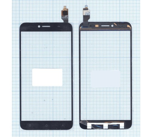 Сенсорное стекло (тачскрин) Explay Diamond черное