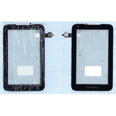 Сенсорное стекло (тачскрин) Lenovo IdeaTab A1000L черное