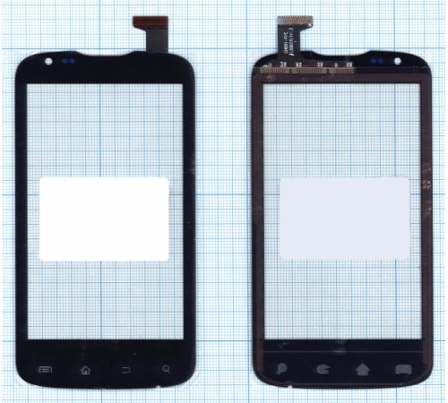 Сенсорное стекло (тачскрин) Explay Advance черное