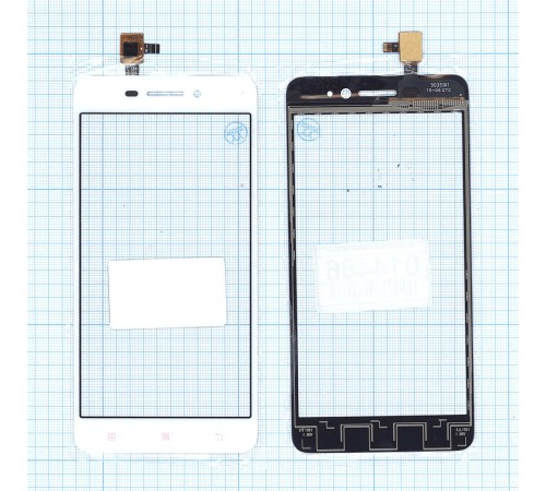 Сенсорное стекло (тачскрин) Lenovo S60 белое