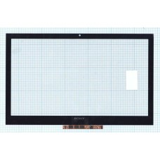 Сенсорное стекло (тачскрин) Sony Vaio Pro 13 SVP1321 черное
