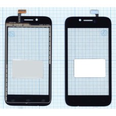 Сенсорное стекло (тачскрин) YZ-CTP183-FPC-V3.0 черный
