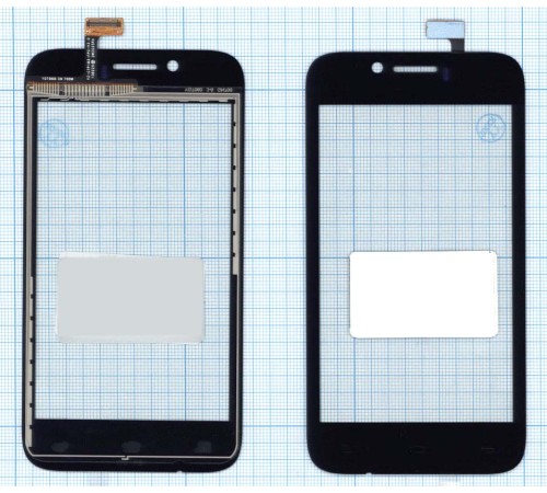 Сенсорное стекло (тачскрин) YZ-CTP183-FPC-V3.0 черный